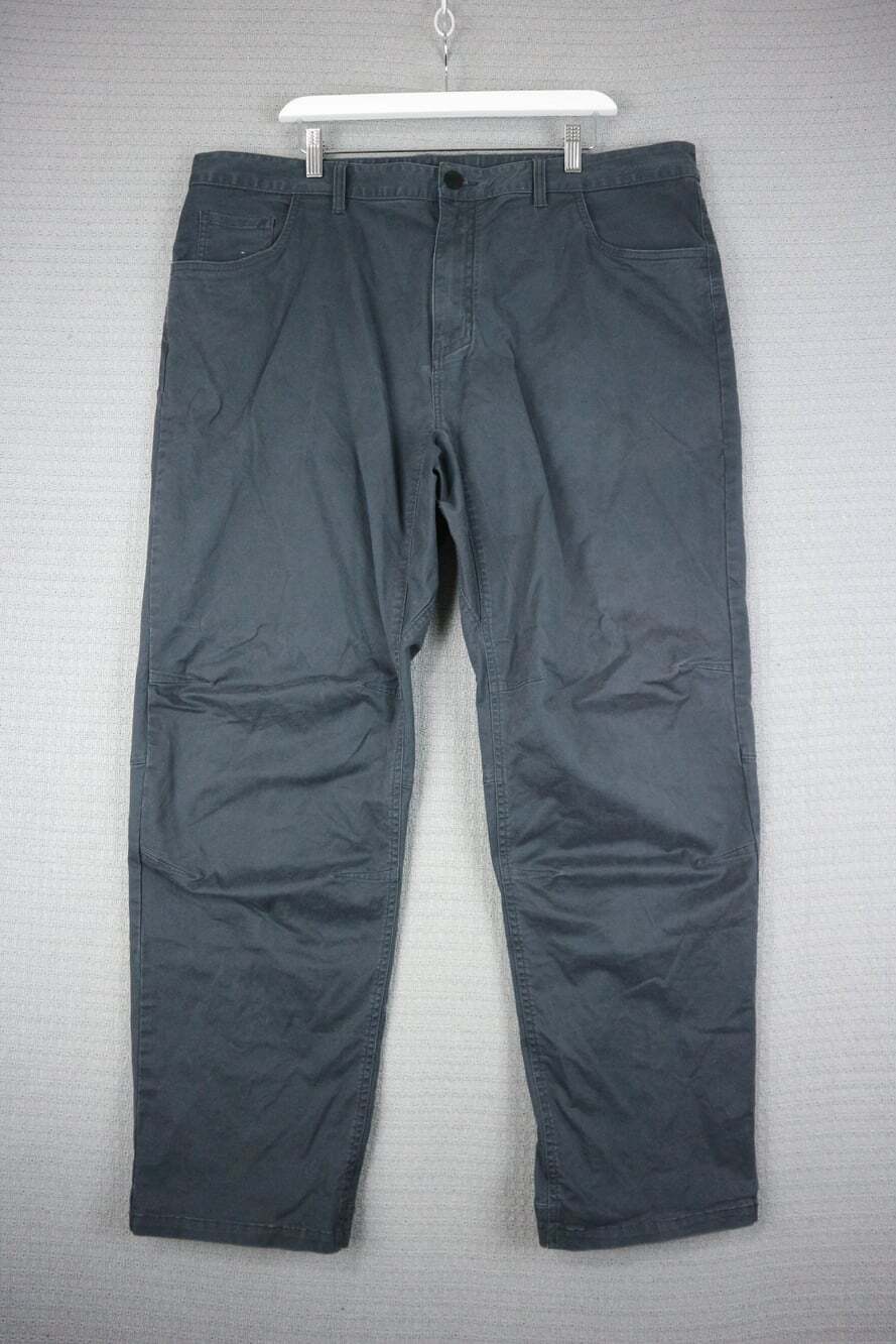 Mountain HardWear Straight Cut Cotton Canvas Pants Mens Grey 42x32 Outdoors